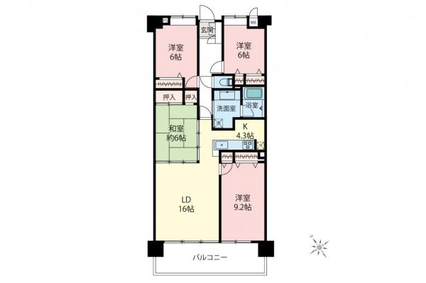 中古マンション 東松山市小松原町 東武東上線東松山駅 1,930万円