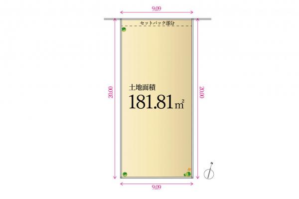 土地 川越市大字小中居 JR川越線南古谷駅 1,350万円