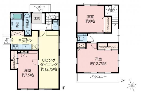 中古一戸建て 入間郡毛呂山町目白台２丁目 東武越生線武州唐沢駅 1,495万円
