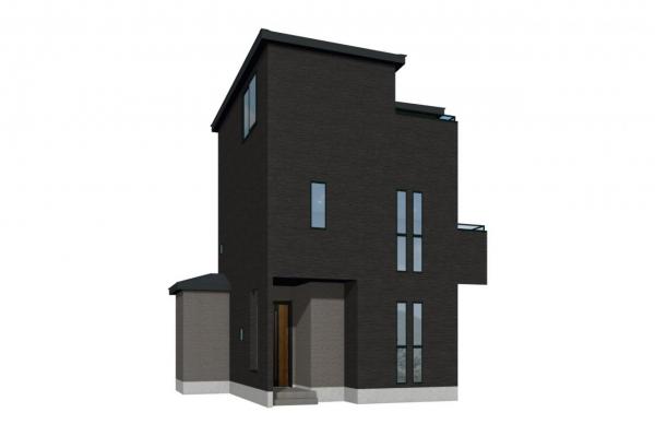 ふじみ野市駒西1丁目　新築一戸建て 完成予想図（外観）