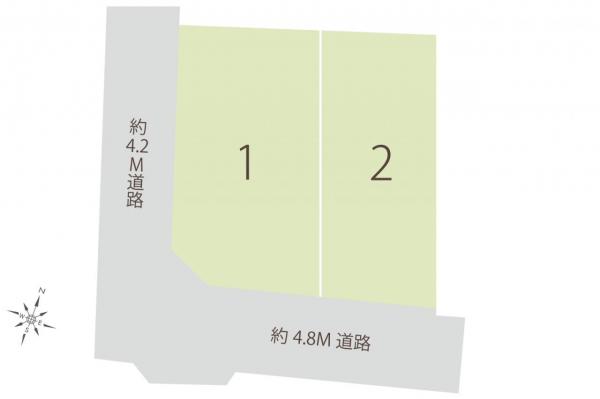土地 川越市むさし野 JR川越線川越駅 1,740万円～2,030万円
