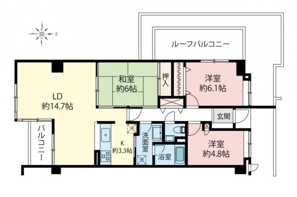 中古マンション 中野区上鷺宮３丁目 西武池袋線富士見台駅 7,280万円