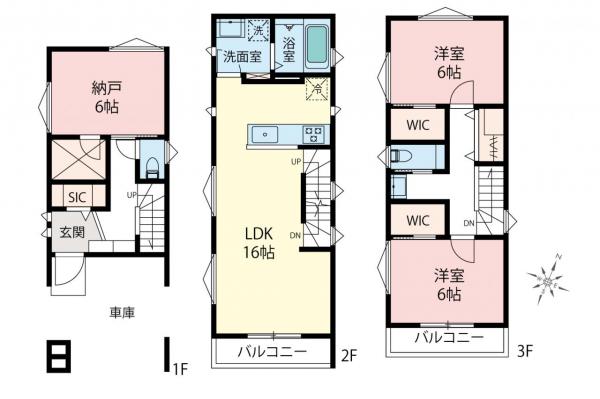 新築一戸建て 板橋区大和町 都営三田線板橋本町駅 7,990万円～8,290万円