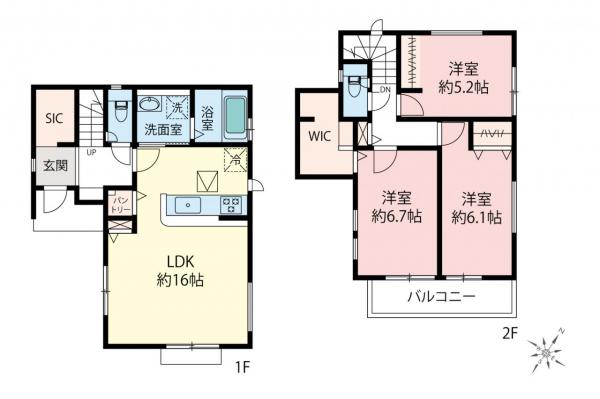 新築一戸建て ふじみ野市福岡武蔵野 東武東上線上福岡駅 4,390万円