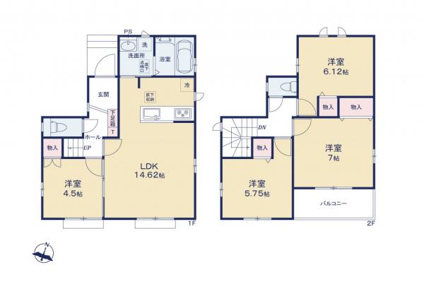 新座市石神4丁目　新築一戸建て 