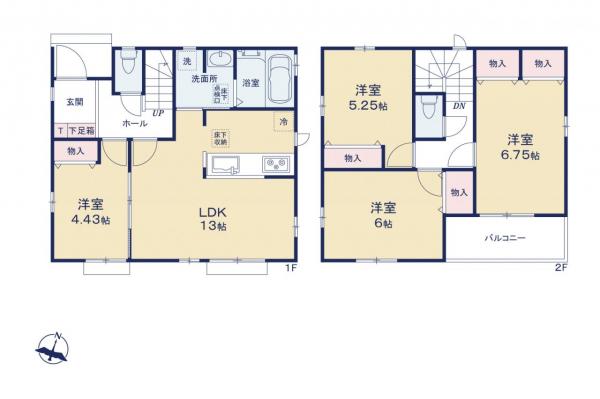 新座市石神4丁目　新築一戸建て 