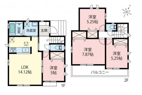 新築一戸建て 新座市石神４丁目 西武池袋線東久留米駅 3,190万円～4,290万円