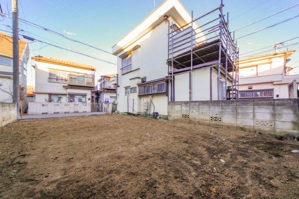 【当日見学可・現況更地】所沢市東新井町　土地 現地土地写真