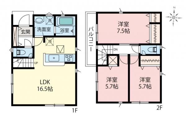 新築一戸建て 西東京市柳沢５丁目 西武新宿線西武柳沢駅 5,080万円
