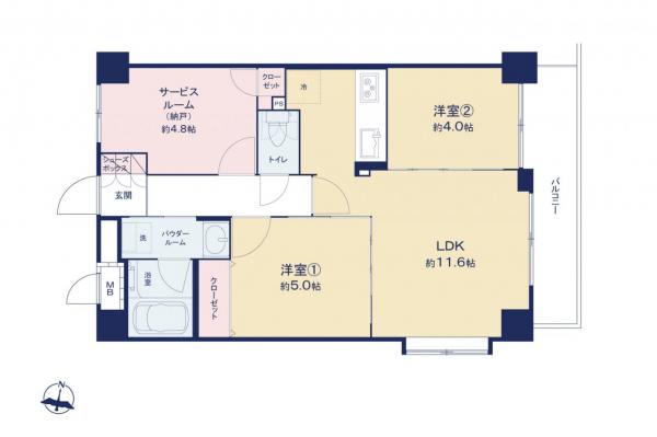ナイスアーバン練馬平和台　4階 間取り図
