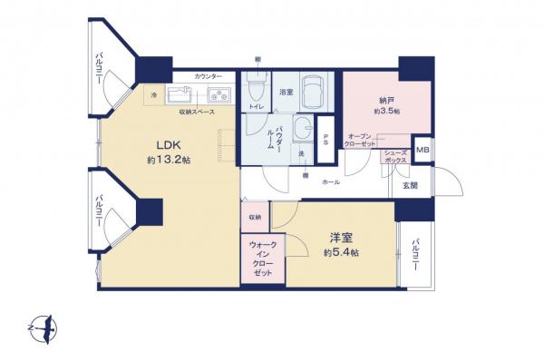 武蔵関ハイツ　3階 間取り図
