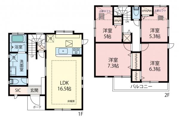 新築一戸建て 新座市栄４丁目 西武池袋線大泉学園駅 5,680万円