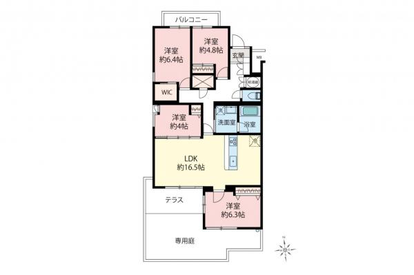 中古マンション 練馬区高松６丁目 都営大江戸線光が丘駅 4,999万円