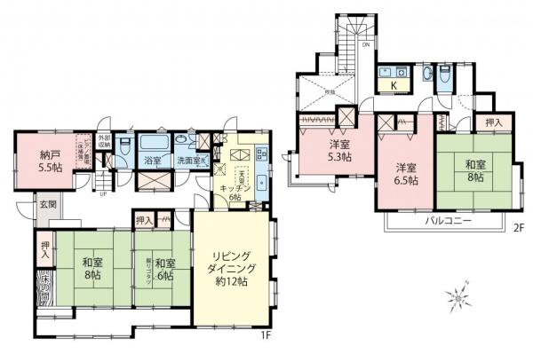 中古一戸建て 所沢市大字山口 西武池袋線西所沢駅 3,880万円