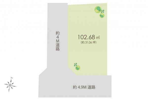 土地 狭山市大字青柳 西武新宿線新狭山駅 1,530万円