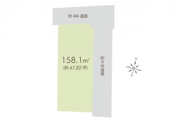 土地 狭山市大字北入曽 西武新宿線入曽駅 1,880万円