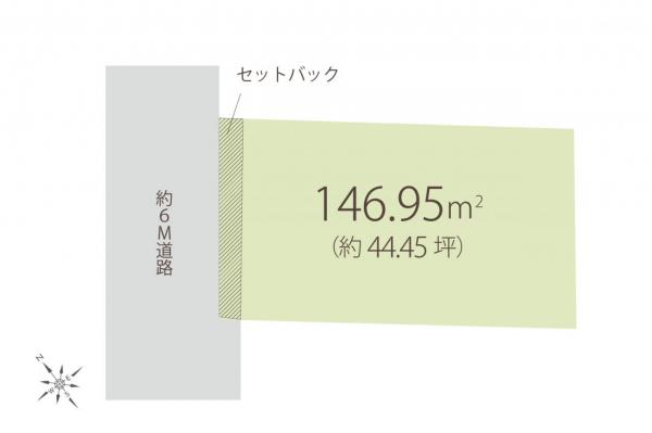 土地 練馬区関町南１丁目 西武新宿線上石神井駅 7,950万円