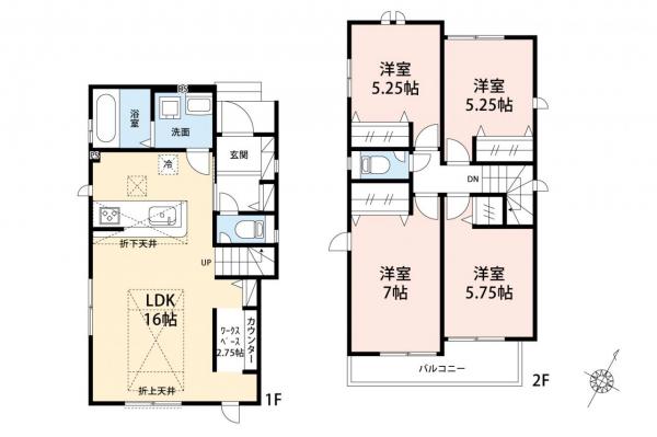 新築一戸建て 狭山市富士見１丁目 西武新宿線狭山市駅 3,780万円