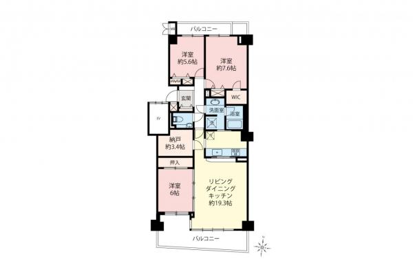 アイムふじみ野　11階 間取り図