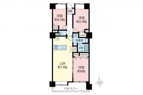 中古マンション 志木市本町１丁目 東武東上線志木駅 2,590万円