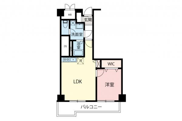 新所沢グリーンハイツ　3階 間取り図