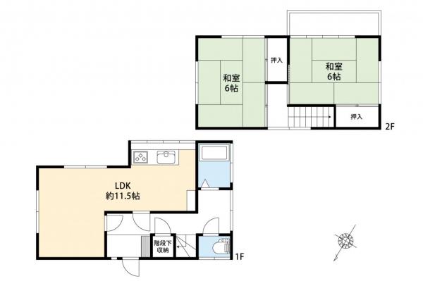 中古一戸建て 狭山市富士見2丁目 西武新宿線狭山市駅 1,080万円