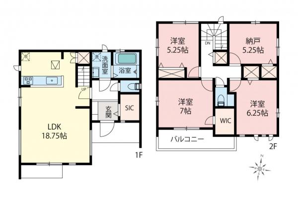 新築一戸建て 練馬区谷原１丁目 都営大江戸線光が丘駅 7,990万円