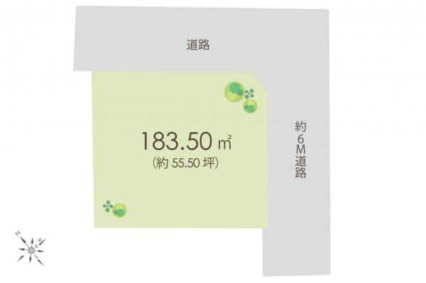 土地 鶴ヶ島市松ヶ丘２丁目 東武東上線鶴ヶ島駅 2,600万円