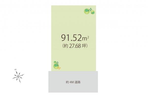 土地 新座市野火止５丁目 JR武蔵野線新座駅 1,880万円