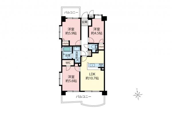 中古マンション 練馬区桜台２丁目 西武池袋線桜台駅 4,790万円