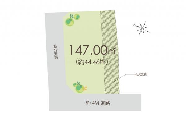 土地 坂戸市大字石井 東武東上線若葉駅 1,790万円