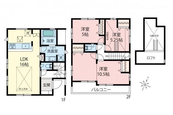 新築一戸建て 富士見市大字水子 東武東上線みずほ台駅 4,690万円