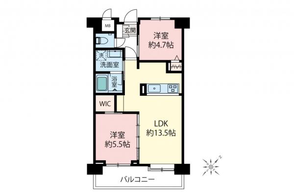 ニューハイツ練馬　3階 間取り図