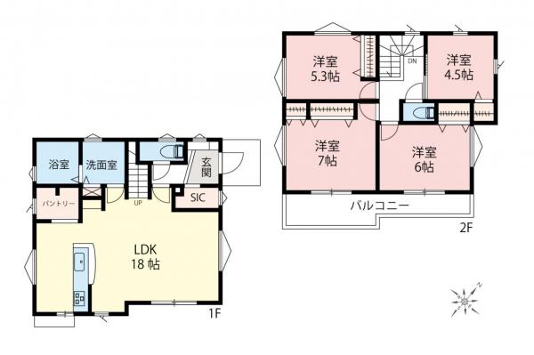 新築一戸建て 鶴ヶ島市大字上広谷 東武東上線鶴ヶ島駅 4,180万円