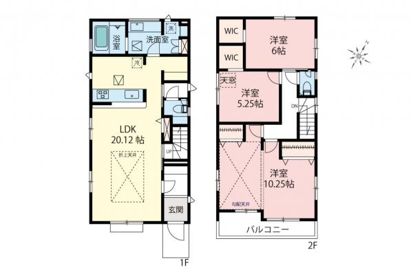 新築一戸建て 鶴ヶ島市大字上広谷 東武東上線鶴ヶ島駅 3,898万円～3,998万円