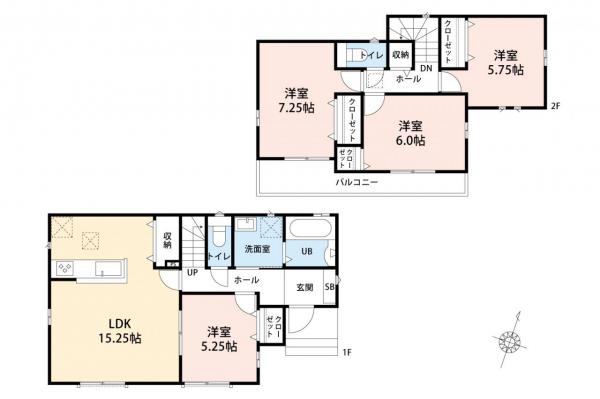 新築一戸建て 狭山市柏原 西武新宿線狭山市駅 3,090万円～3,290万円