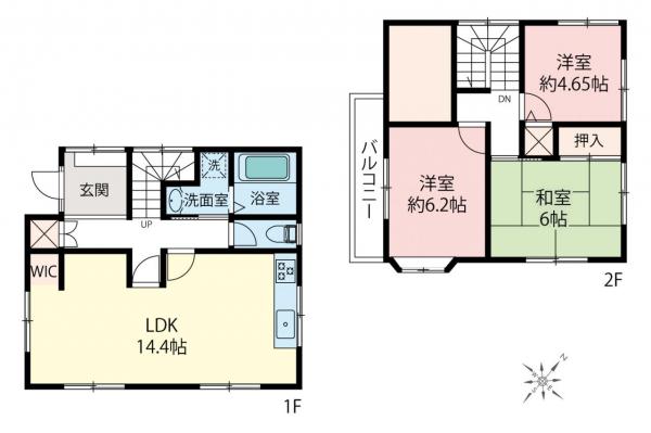 中古一戸建て 坂戸市伊豆の山町 東武東上線北坂戸駅 2,449万円