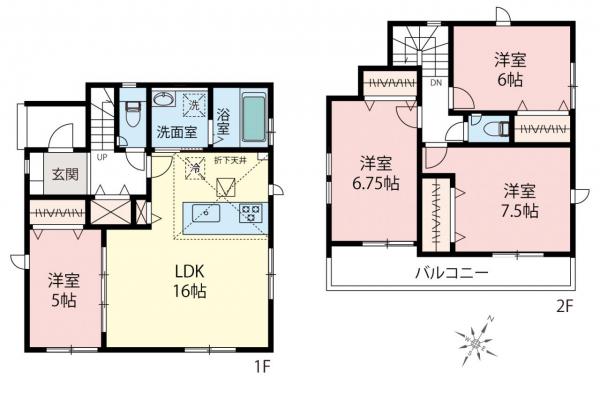 新築一戸建て 和光市南１丁目 東武東上線成増駅 4,299万円～5,299万円