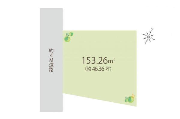 日高市高萩東1丁目　土地 区画図