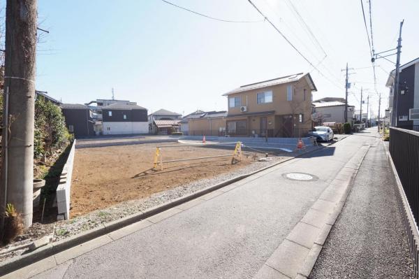 【45坪／自由設計】川越市石原町1丁目　土地 前面道路含む現地写真