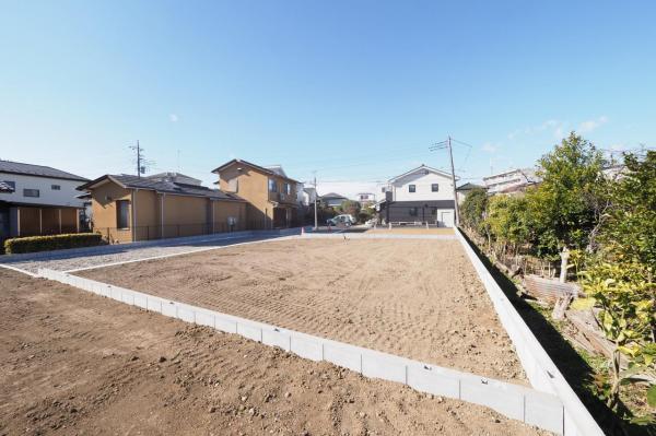 【45坪／自由設計】川越市石原町1丁目　土地 現地土地写真