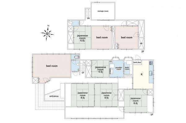 【住協のお預かり物件】飯能市双柳　中古戸建 間取り図