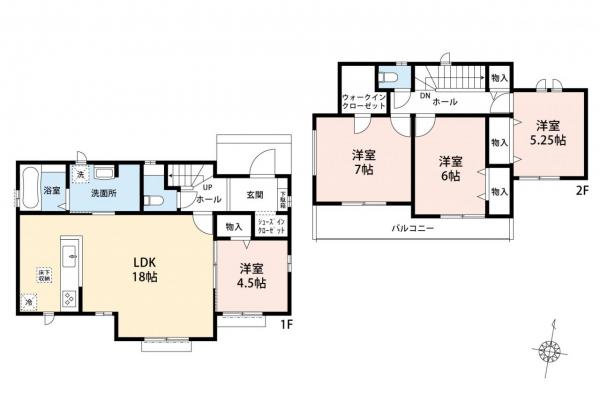 新築一戸建て 入間市大字新久 西武池袋線仏子駅 2,890万円