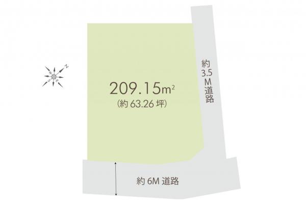 土地 川越市豊田町２丁目 西武新宿線南大塚駅 2,450万円