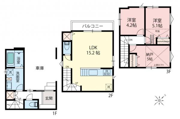 新築一戸建て 朝霞市三原２丁目 東武東上線朝霞台駅 4,880万円