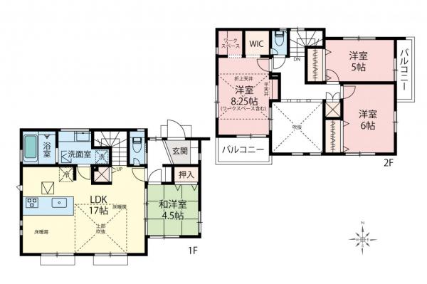 新築一戸建て 練馬区谷原６丁目 西武池袋線石神井公園駅 7,680万円