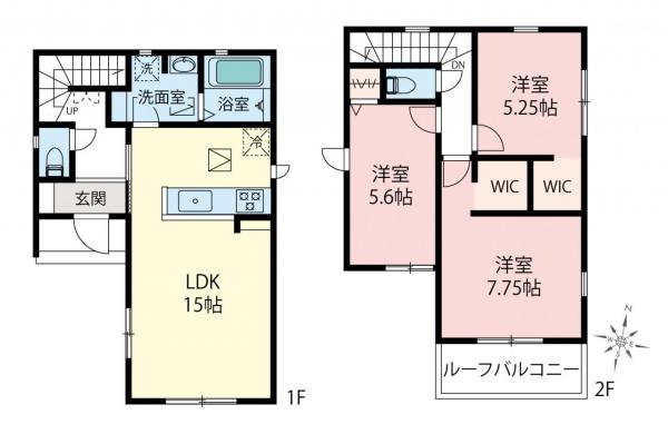 新築一戸建て 新座市片山３丁目 西武池袋線大泉学園駅 3,880万円
