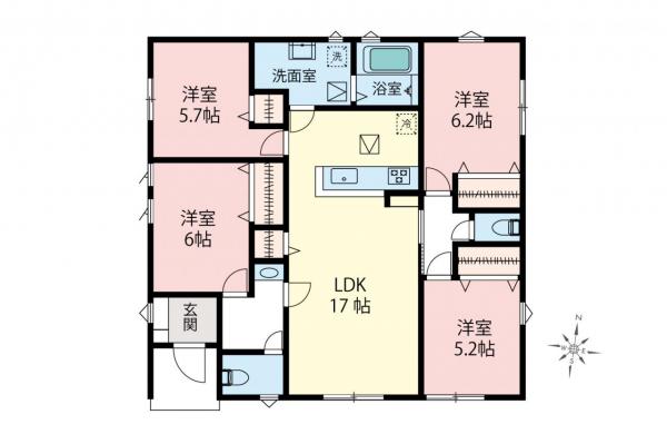 新築一戸建て 所沢市大字下富 西武新宿線新所沢駅 4,080万円