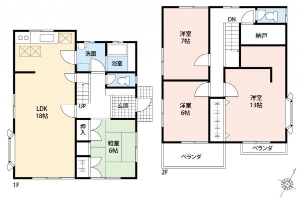中古一戸建て 狭山市鵜ノ木 西武池袋線稲荷山公園駅 1,150万円