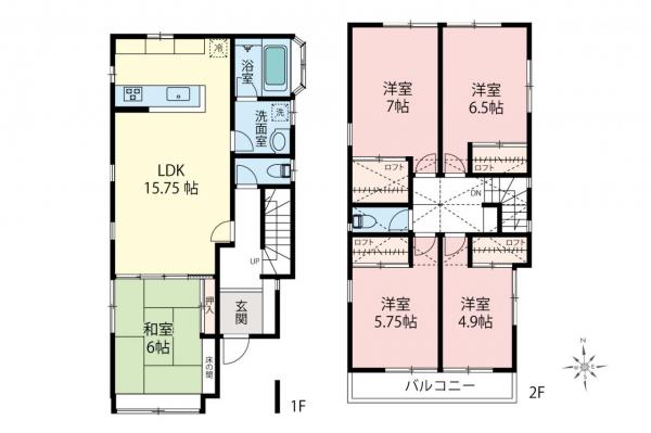 中古一戸建て 所沢市けやき台１丁目 西武新宿線新所沢駅 3,980万円